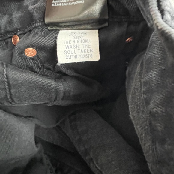 Mother The Soul Taker Men's Jeans in The Highball Dark Wash Size 31 - Picture 10 of 13